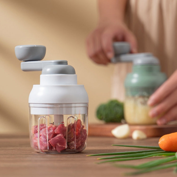 Kitchen Multifunctional Garlic Food Supplement Vegetable Cutter(White)