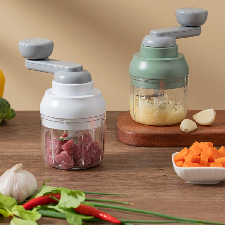 Kitchen Multifunctional Garlic Food Supplement Vegetable Cutter(White)