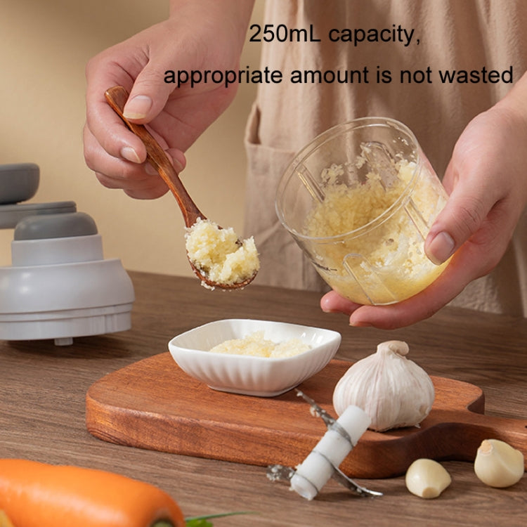 Kitchen Multifunctional Garlic Food Supplement Vegetable Cutter(Green)