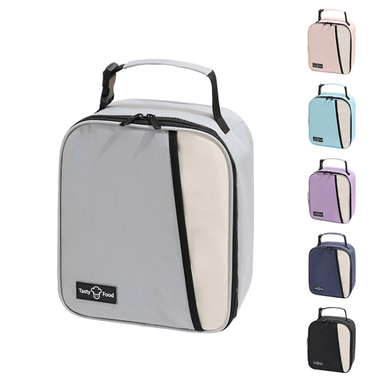 Portable Outdoor Picnic Portable Fresh-keeping Lunch Bag(Pink)