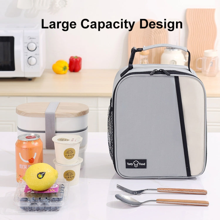 Portable Outdoor Picnic Portable Fresh-keeping Lunch Bag(Pink)