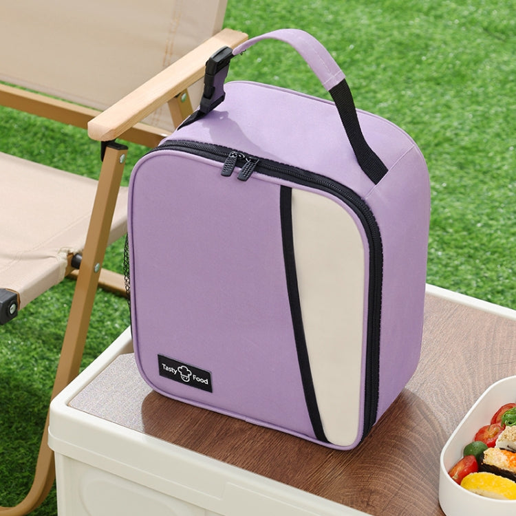 Portable Outdoor Picnic Portable Fresh-keeping Lunch Bag(Pink)