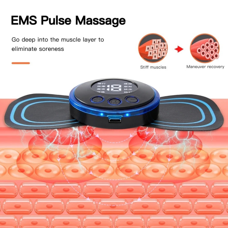 SC-195B Mini Cervical Massage Stickers EMS Pulse Meridian Therapy Instrument, Spec: 2-In-1 Upgrade Jack