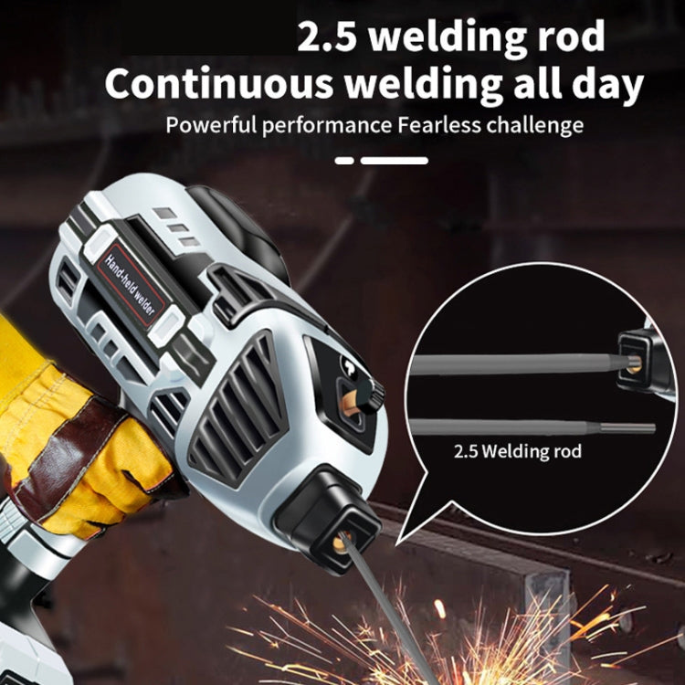 Handheld Welding Machine Home Small Portable Inverter Welder(Green US Plug 110V)