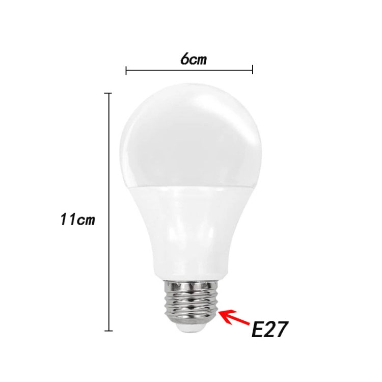 2pcs /Pack 9W E27 LED Purple Light UV Bulbs Ambient Light(White)