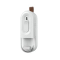 Food Packaging Sealer 2 In 1 Magnetic Mini Handheld Vacuum Sealer Machine With Cutter(White)