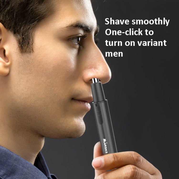 MARSKE  MS-7111 3 In 1 Electric Nose Hair Trimmer Type-C Rechargeable Grooming Instrument(Black)