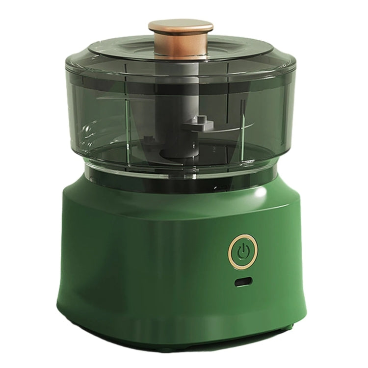 JRQ-01 Home Wireless Electric Meat Grinder Kitchen Garlic Pounder, Size: Long-press(Green)