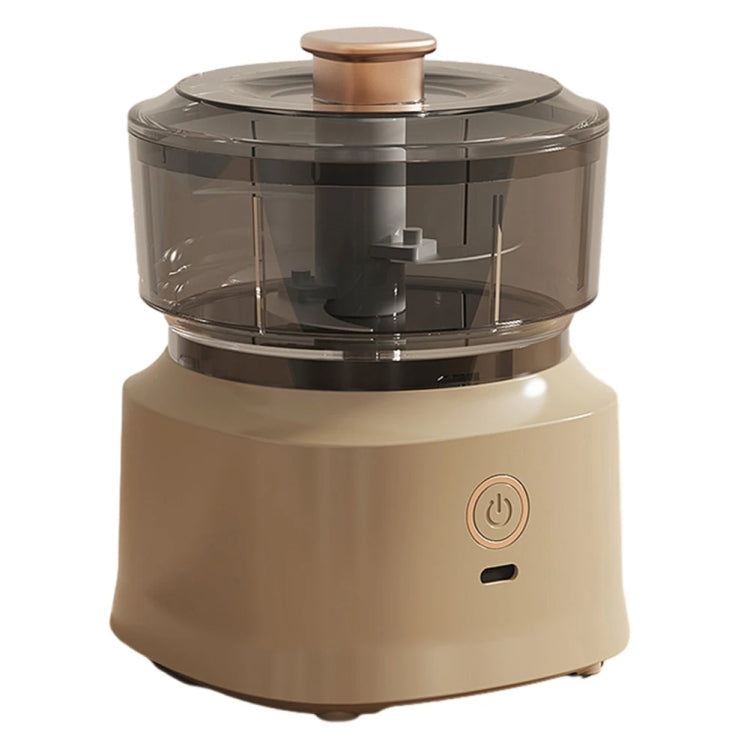 JRQ-01 Home Wireless Electric Meat Grinder Kitchen Garlic Pounder, Size: Electroplated Double-click(Coffee)