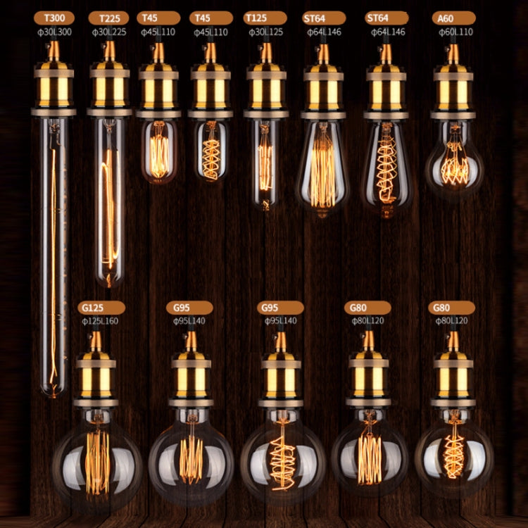 40W E27 Screw LED Dimmable Tungsten Bulb Pet Heating Lamp, Power Source: T45 Winding Wire