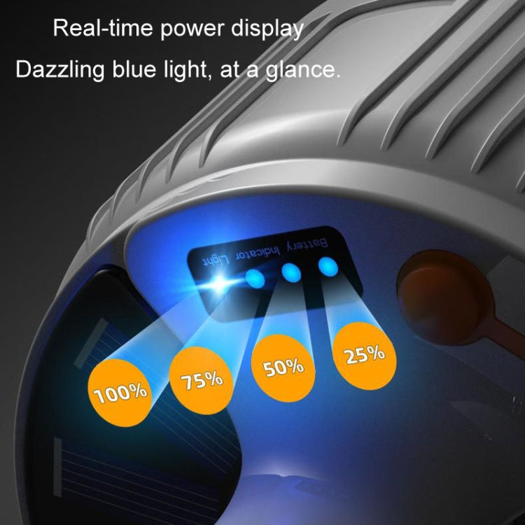 Rechargeable LED Solar Bulb Light Waterproof Night Market Stall Energy Saving Lamp, Model: 42LED