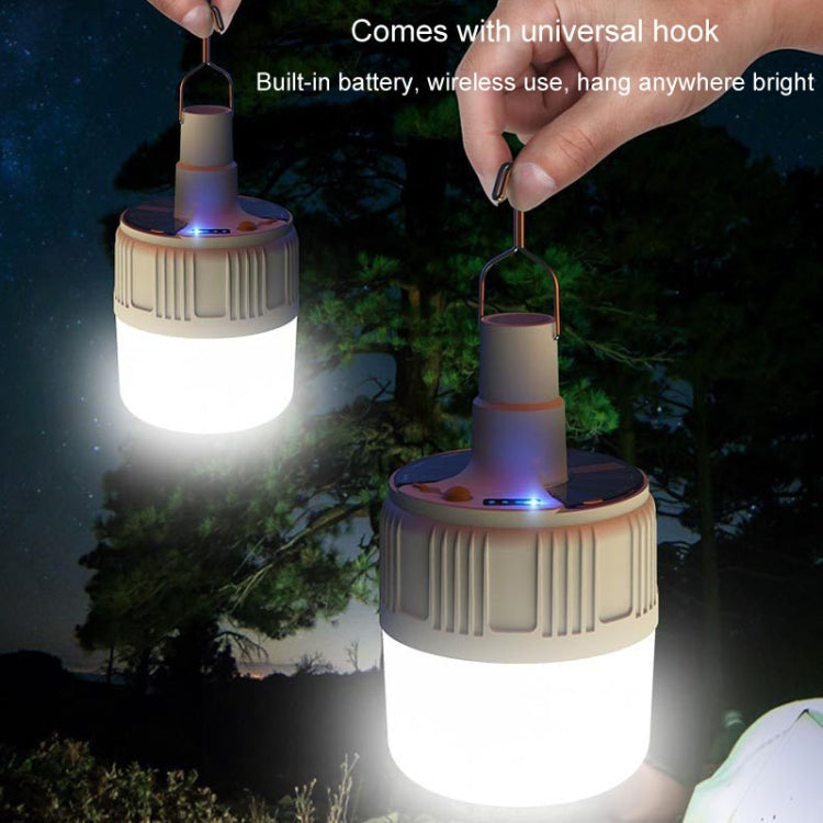 Rechargeable LED Solar Bulb Light Waterproof Night Market Stall Energy Saving Lamp, Model: 24LED Remote Control