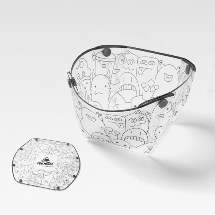 Outdoor Lightweight Folding Tableware Foldable Bowl Cup, Spec:  Bowl