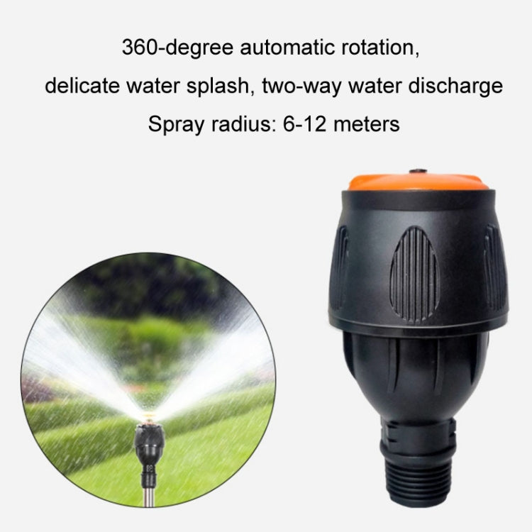 Tripod + Mag Sprinkler Automatic Rotating Garden Irrigation Sprinkler(Carton Packaging)