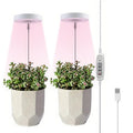 Double Head LED Angel Ring Plant Growth Light Imitation Sunlight Telescopic Plant Fill Light