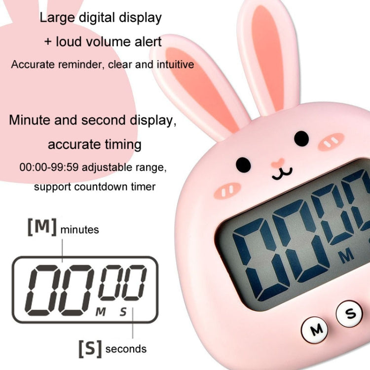 Cartoon Electronic Timer Magnetic Student Study Time Manager(RB800 Tomato Red)