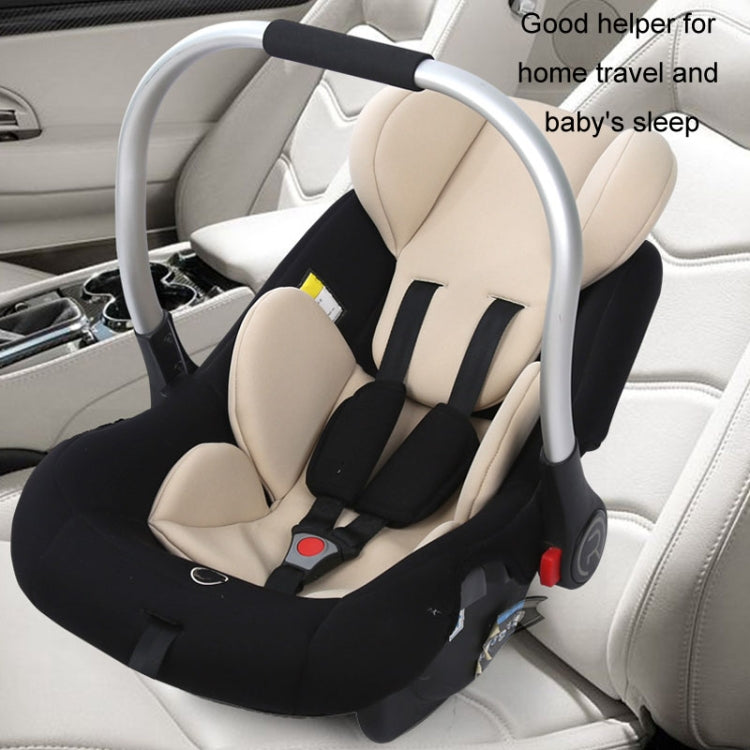 Infant Safety Seat Cushion Four Seasons Universal Stroller Lumbar Protection Pads(Black)