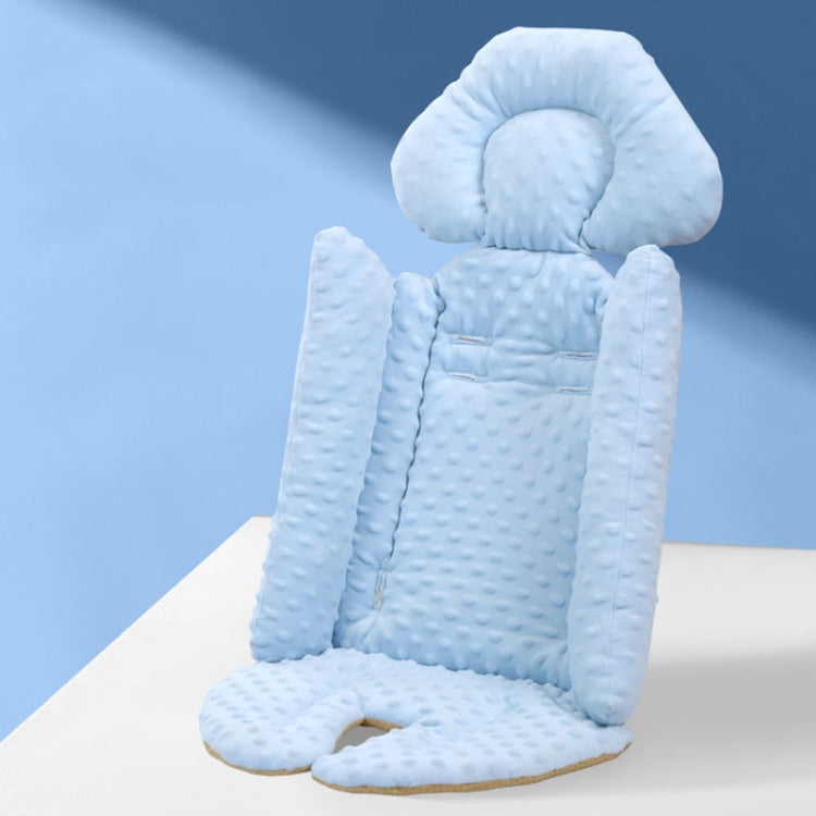 Baby Stroller Safety Cushion Cotton Cushion Baby Dining Chair Pad(Blue)