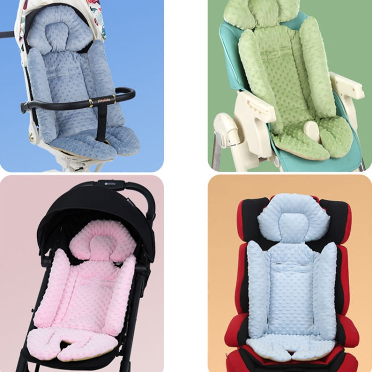 Baby Stroller Safety Cushion Cotton Cushion Baby Dining Chair Pad(Gray)