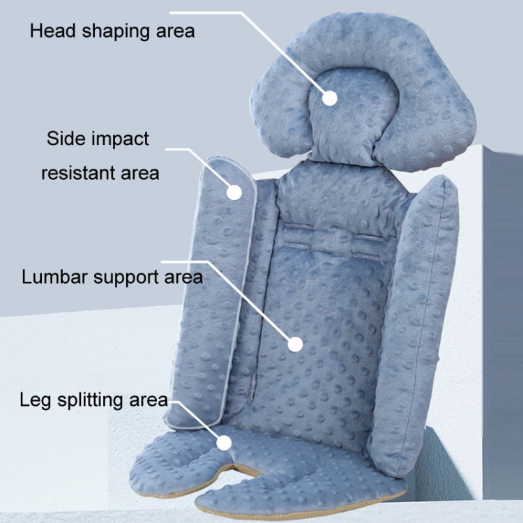 Baby Stroller Safety Cushion Cotton Cushion Baby Dining Chair Pad(Gray)
