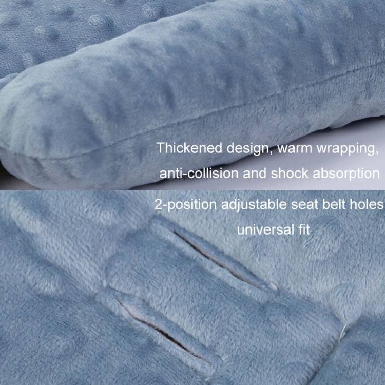 Baby Stroller Safety Cushion Cotton Cushion Baby Dining Chair Pad(Gray)