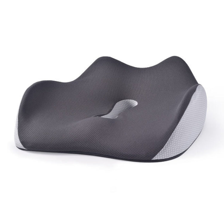 BEWALKER Slow Rebound Memory Foam Cushion Thickened Breathable Office Chair Seat Pad(Grey)
