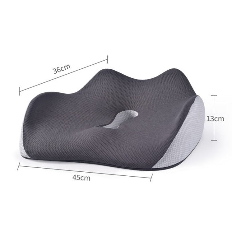 BEWALKER Slow Rebound Memory Foam Cushion Thickened Breathable Office Chair Seat Pad(Navy)