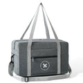 Foldable Travel Bag Shoulder Bag Airplane Suitcase For Camping Hiking, Size: Small Gray