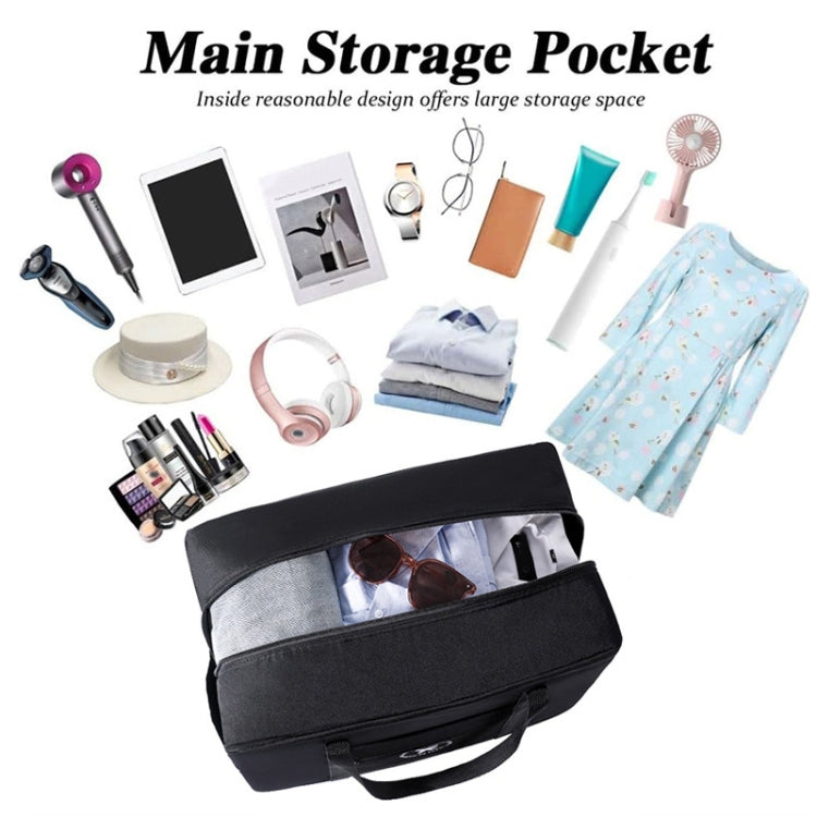 Foldable Travel Bag Shoulder Bag Airplane Suitcase For Camping Hiking, Size: Small Gray