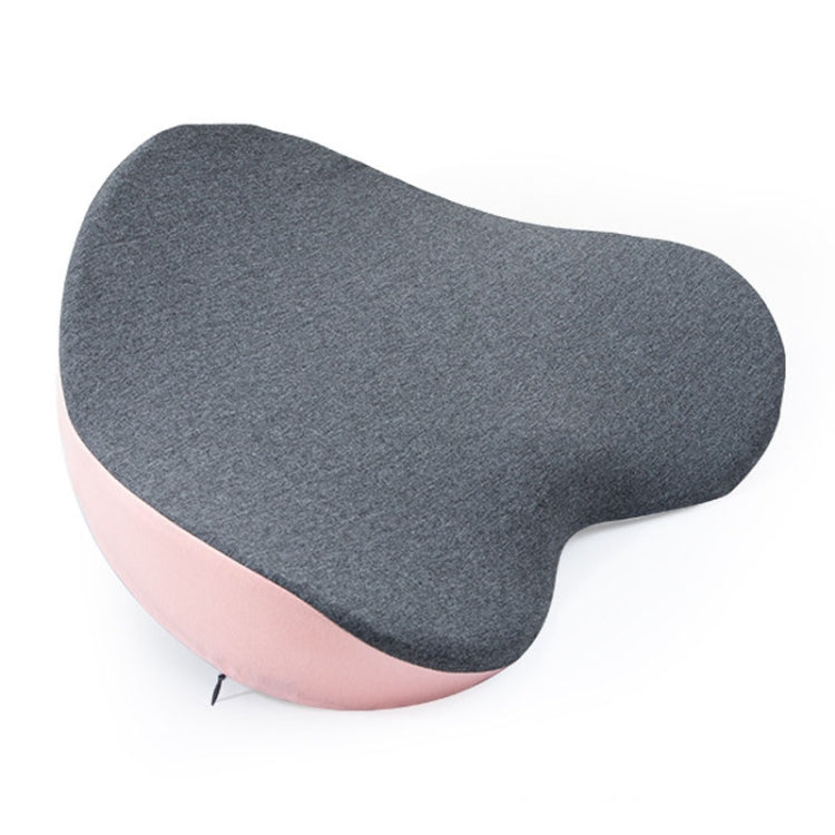 BEWALKER Memory Foam Office Seat Cushion Heart Shape Hip Chair Cushion(Pink)