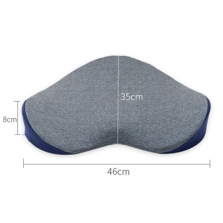 BEWALKER Memory Foam Office Seat Cushion Heart Shape Hip Chair Cushion(Pink)
