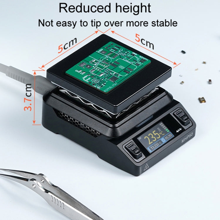 MINIWARE MHP50 Support PD/DC Power Supply 150W High Power Mini Thermostat Heating Station, Model: A5