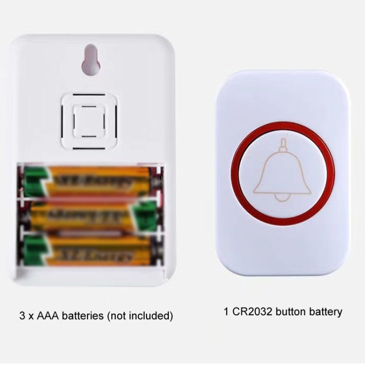 CMF1188-11 USB Power Home Wireless Doorbell Remote Control Intelligent Flashing Doorbell Caller