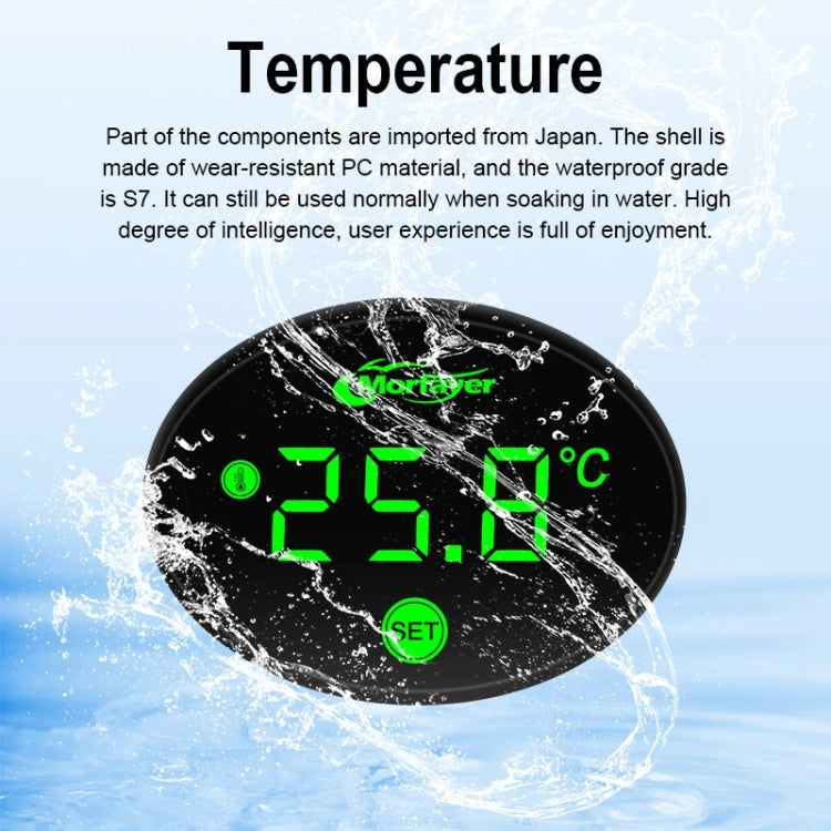 Morfayer Locomotive Multi-function Voltmeter, Green, Specification: 4 in 1 With 7 Color Aperture