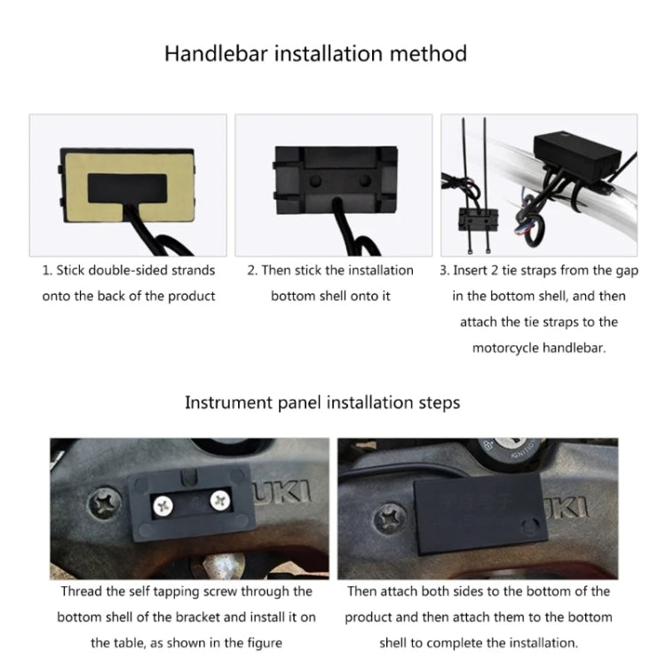 Compact LED Digital Display Time Voltmeter, Specification: 3 in 1 Green