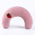 U-Shaped Pillow For Cats Pet Dog Sleeping Pillow Cushion(Pink)
