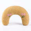 U-Shaped Pillow For Cats Pet Dog Sleeping Pillow Cushion(Yellow)