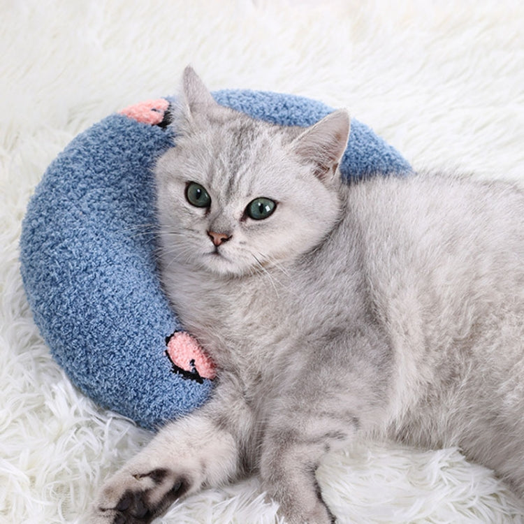 U-Shaped Pillow For Cats Pet Dog Sleeping Pillow Cushion(Pink)