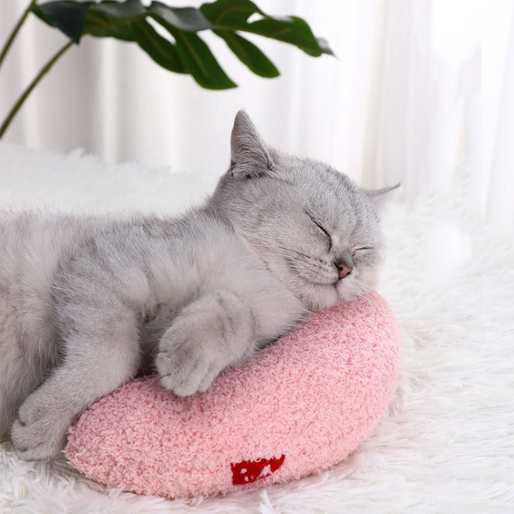 U-Shaped Pillow For Cats Pet Dog Sleeping Pillow Cushion(Blue)