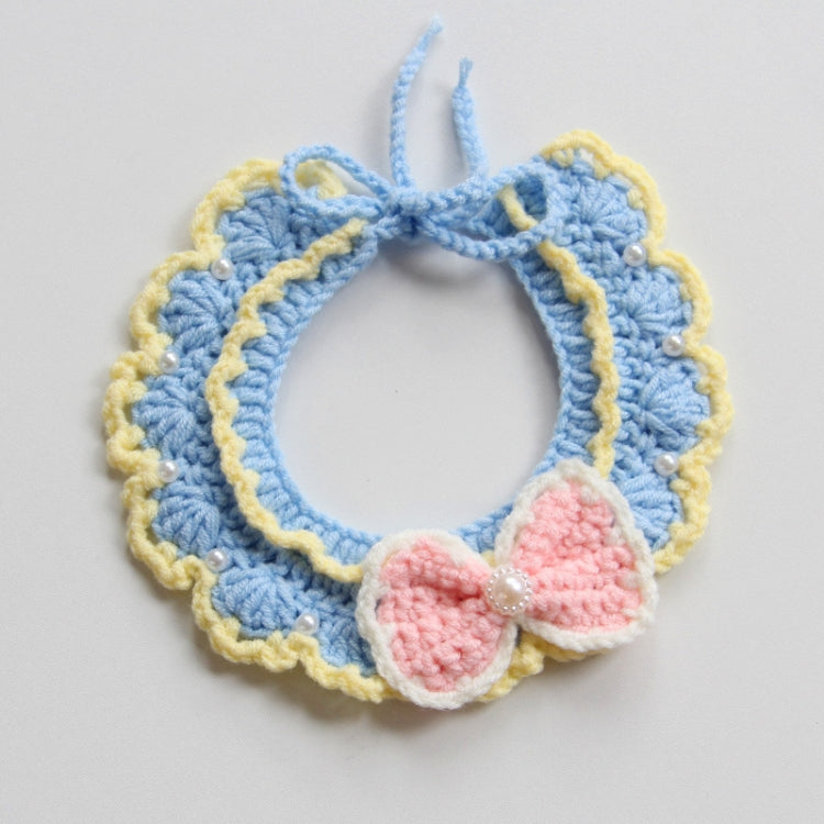 Cats Dog Cute Knitted Collar Woolen Collar Handmade Scarf For Photo Decoration, Style: Romantic Princess(S)