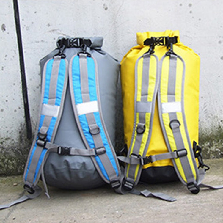 Double Shoulder Bag Waterproof Thickening Strap Outdoor Sports Camping Chain Pack Carrier(Black)