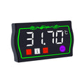 4 in 1 Ambient Temperature Gauge Morfayer Locomotive Intelligent Multi-function Tachometer