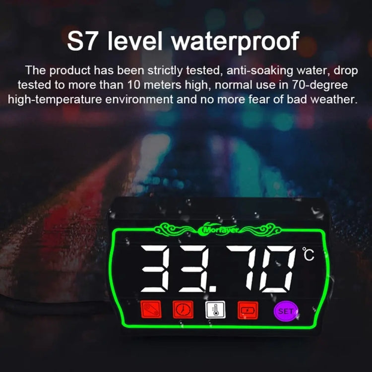 5 in 1 Water Temperature Tachometer Morfayer Locomotive Intelligent Multi-function Tachometer