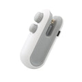 2 In 1 Vacuum Sealing Machine Portable Pressure Plastic Bag Sealing Device With Cutter(White)