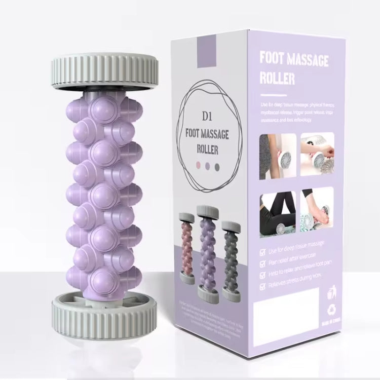 Foot Massage Roller Home Fitness Muscle Relaxation Plantar Fascia Rod(Purple)