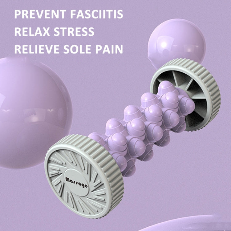 Foot Massage Roller Home Fitness Muscle Relaxation Plantar Fascia Rod(Gray)
