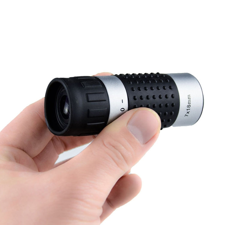 7 x 18 Mini Monoculars Telescope for Hunting Golf Hiking Bird Watching, Spec: Rangefinders