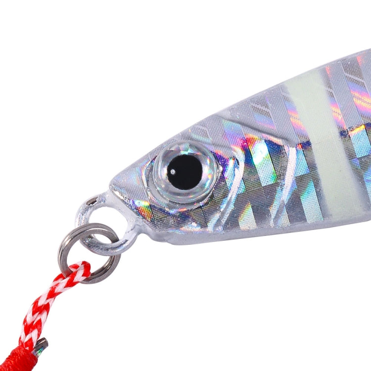 HENGJIA LB149 Slow Cranking Luminous Iron Plate Lead Fishing Bait Lua Naked Fake Bait, Size: 15g(Luminous)