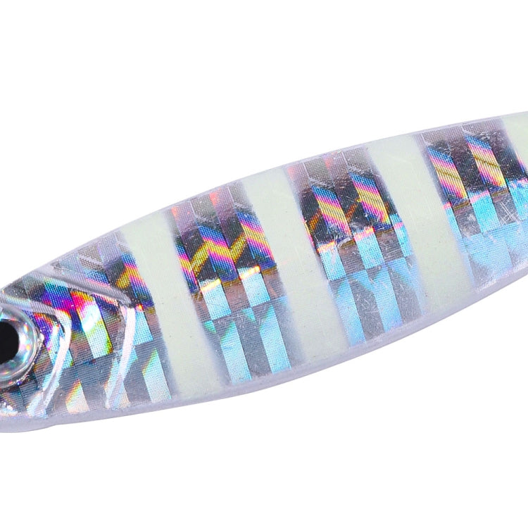 HENGJIA LB149 Slow Cranking Luminous Iron Plate Lead Fishing Bait Lua Naked Fake Bait, Size: 40g(Luminous)