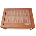 Wooden Money Box Piggy Bank With Counter Home Library Decoration, Spec: Light Brown 3000 Euros